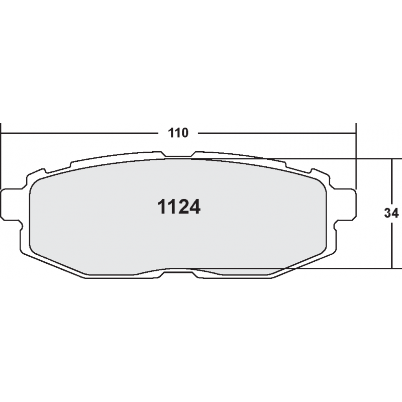 High bite, high friction for sprint / rally. Race brake pads - Subaru BRZ + Toyota GT86
rear pad